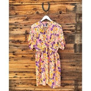 VERO MODA | Floral Knee Length Dress M